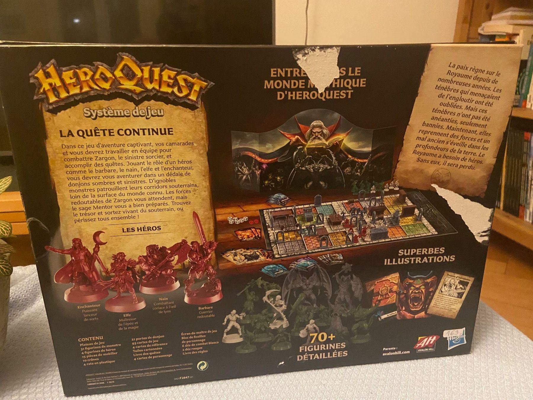 Hasbro Giochi: HeroQuest – Système de jeu – Neuf – Nuovo (secondo la descrizione) da Neuchâtel venduto da cap_l9ms 9