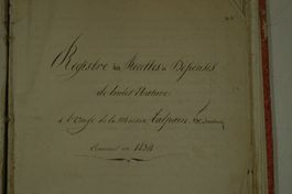 Einnahmen/Ausgaben Haus Calpani 1854 Handschrift franz.