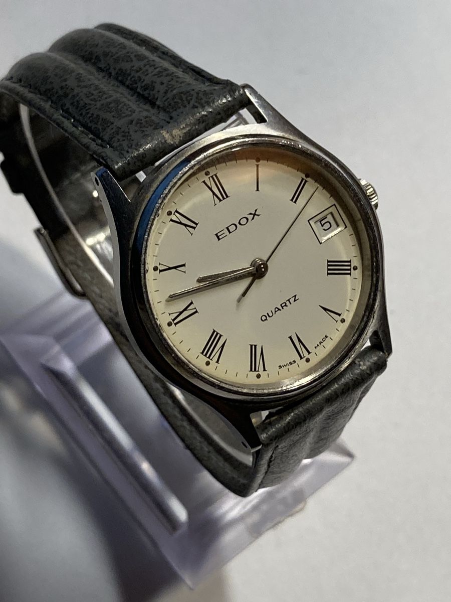 Edox Orologi: Edox quartz vintage Uhr 34 mm – Usato da Glattbrugg venduto da vintagemania 3