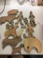 Figuren, Mensch und Tier aus Naturholz