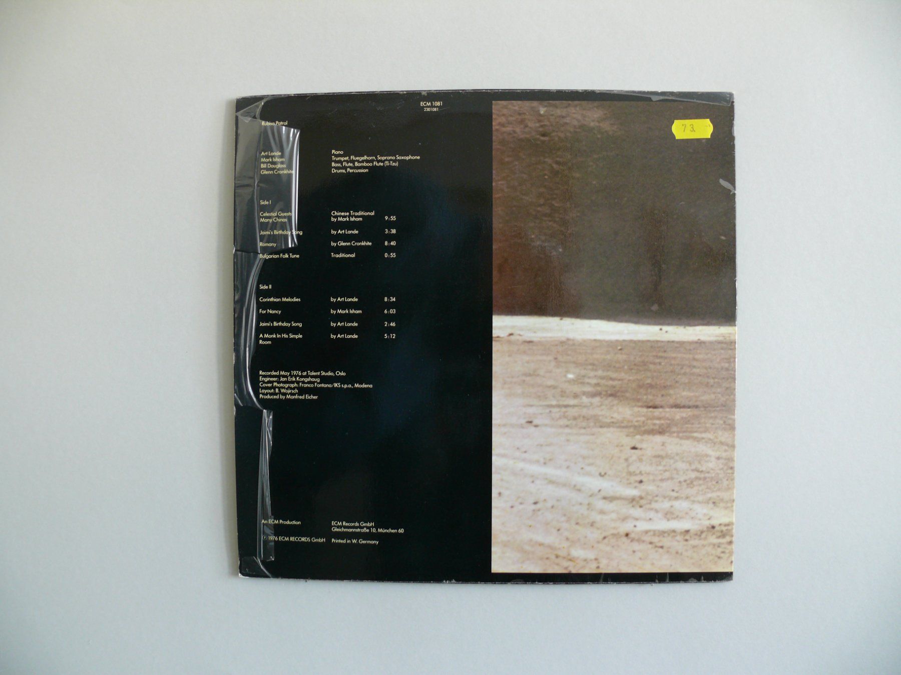 Dischi in vinile: Art Lande – Usato da Scherzingen venduto da packtesan 1