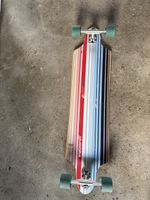 Longboard Hudora gestreift gebraucht guter Zustand