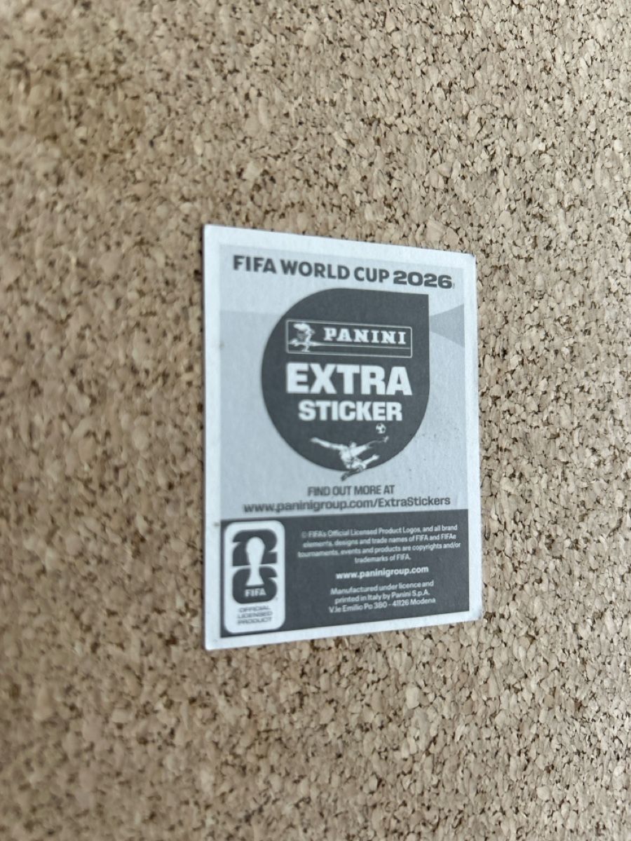 Panini Carte collezionabili: Panini 2026 Extra Sticker Caicedo – Usato da Stäfa venduto da mcfish78 4