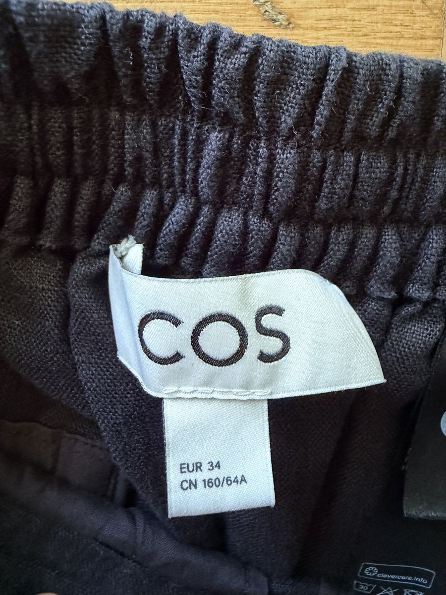 Cos Pantaloni: COS Leinenhose Gr. 34 schwarz – Usato da Allschwil venduto da oza_28jw 1