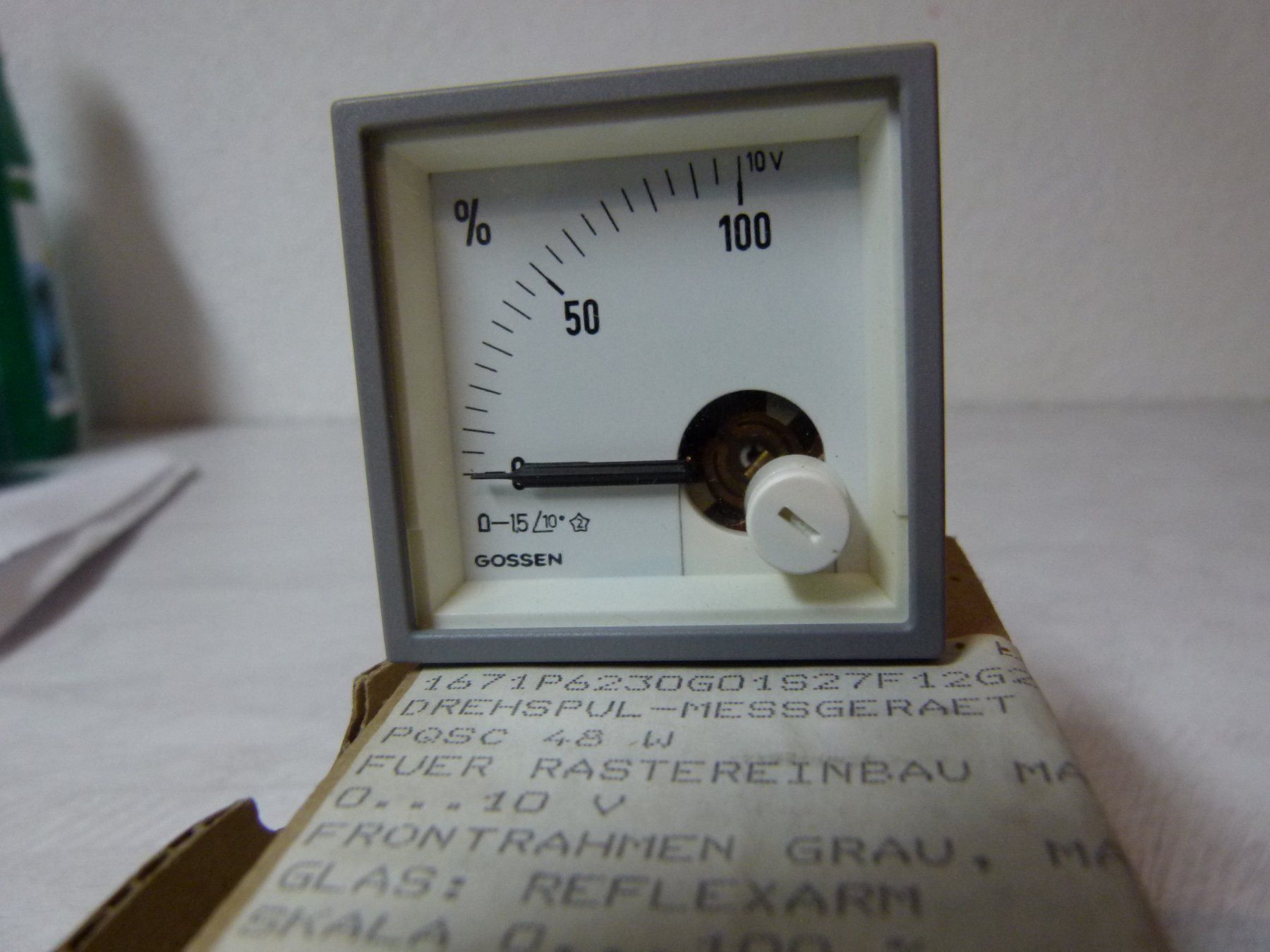 Misurare: Analoges einbaumessgerät 48x48mm – Nuovo e nell'imballaggio originale da Uerkheim venduto da Justi.y 1