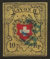Rayon II Stein B-RO Type 12 / fehlerfreie Marke