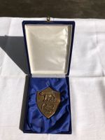 AS Roma Fussballclub. Medaillon, Bronze, m. Wölfin Symbol