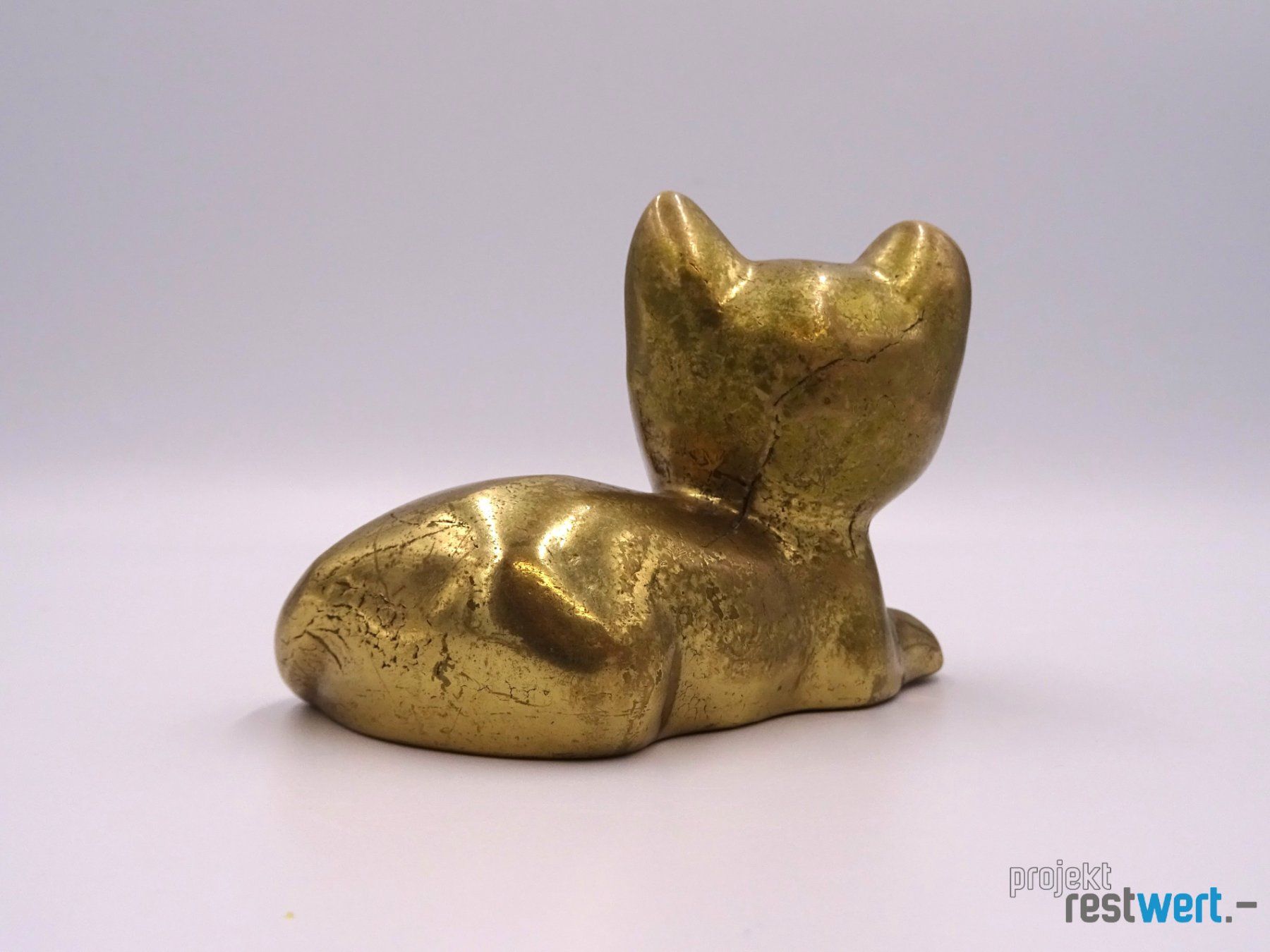 Statuette: Messing Katze – Usato da Bülach venduto da restwert_buelach 2
