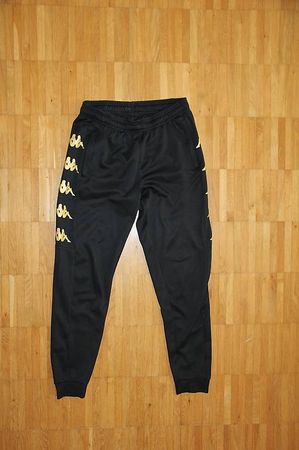 lange schwarze Trainerhose der Marke Kappa in der Gr. 164