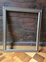 Vintage Holzbilderrahmen silberfarben  63 x 76  cm