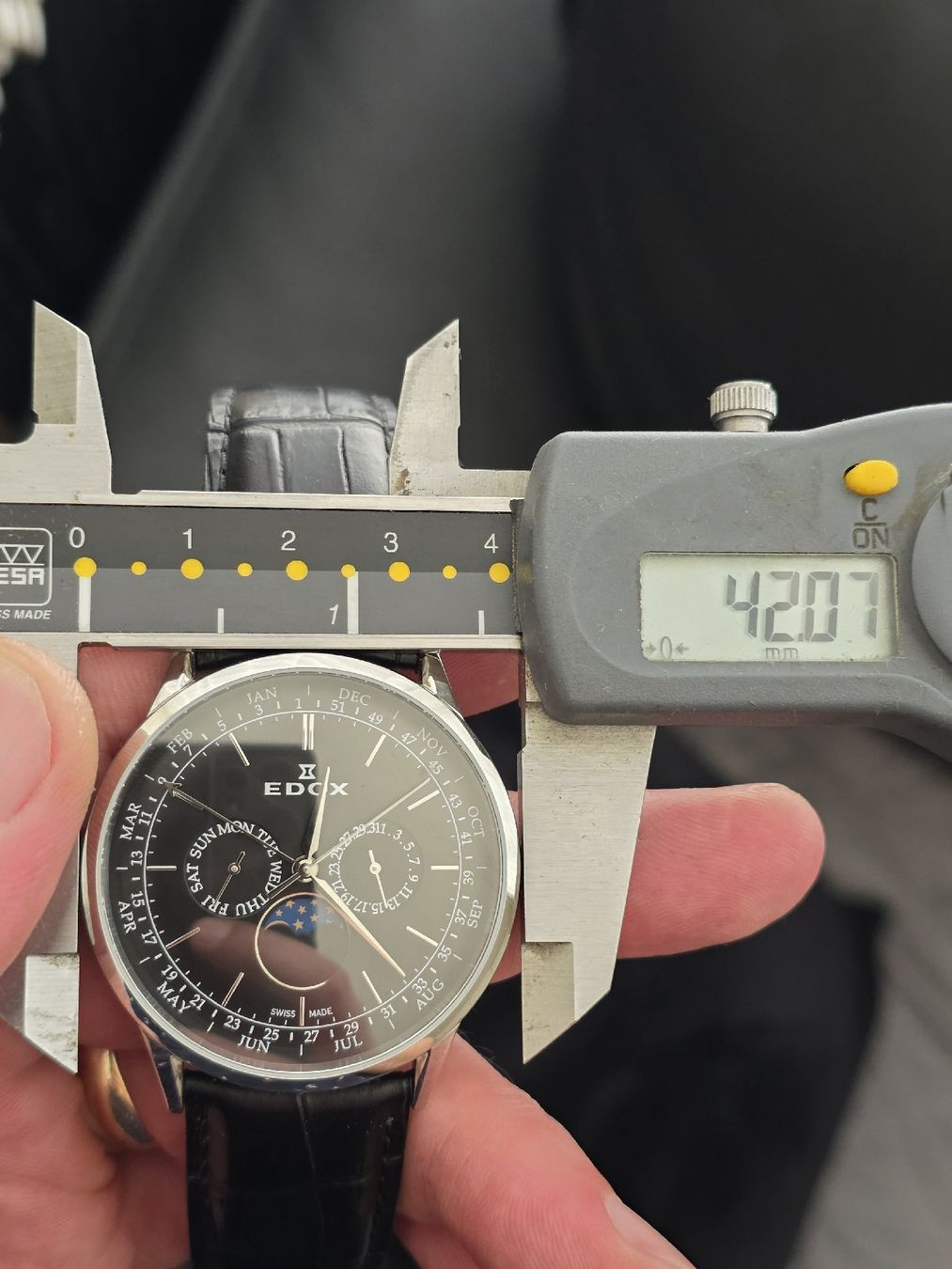 Edox Orologi: Edox Les Vauberts Moonphase Quartz  – Usato da Grand-Lancy venduto da Precision-GE 5