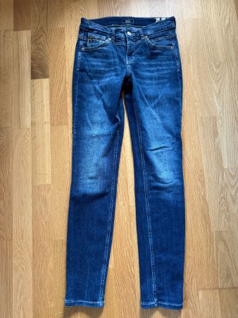MAC Rich Jeans Skinny Damen Gr. 36/30 dunkelblau