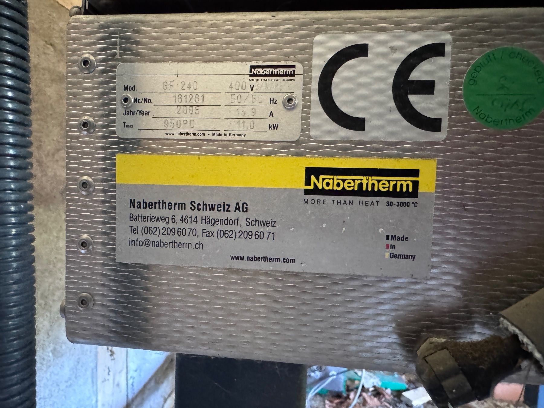 Camini: Glasbrennofen Nabertherm – Usato da Bern venduto da keristophu 2