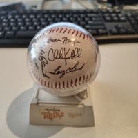 1991 Minnesota Twins World Series Champ AUTOGRAPHED Baseball