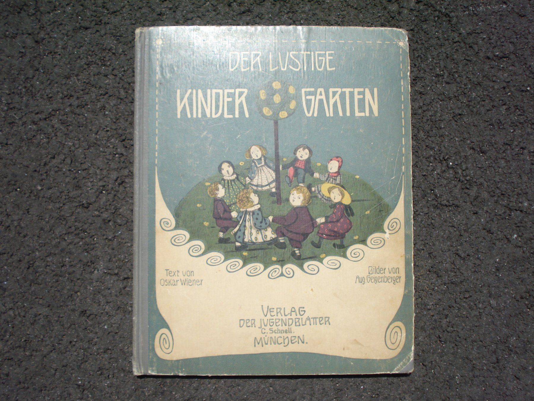 Bücher: Kinderbuch "Der Lustige Kindergarten" von 1907 – Gebraucht aus Basel von art.basel