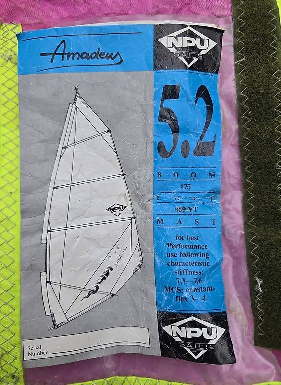 Surf: Windsurf Segel NPU – Usato da Neuenhof venduto da besi_esi