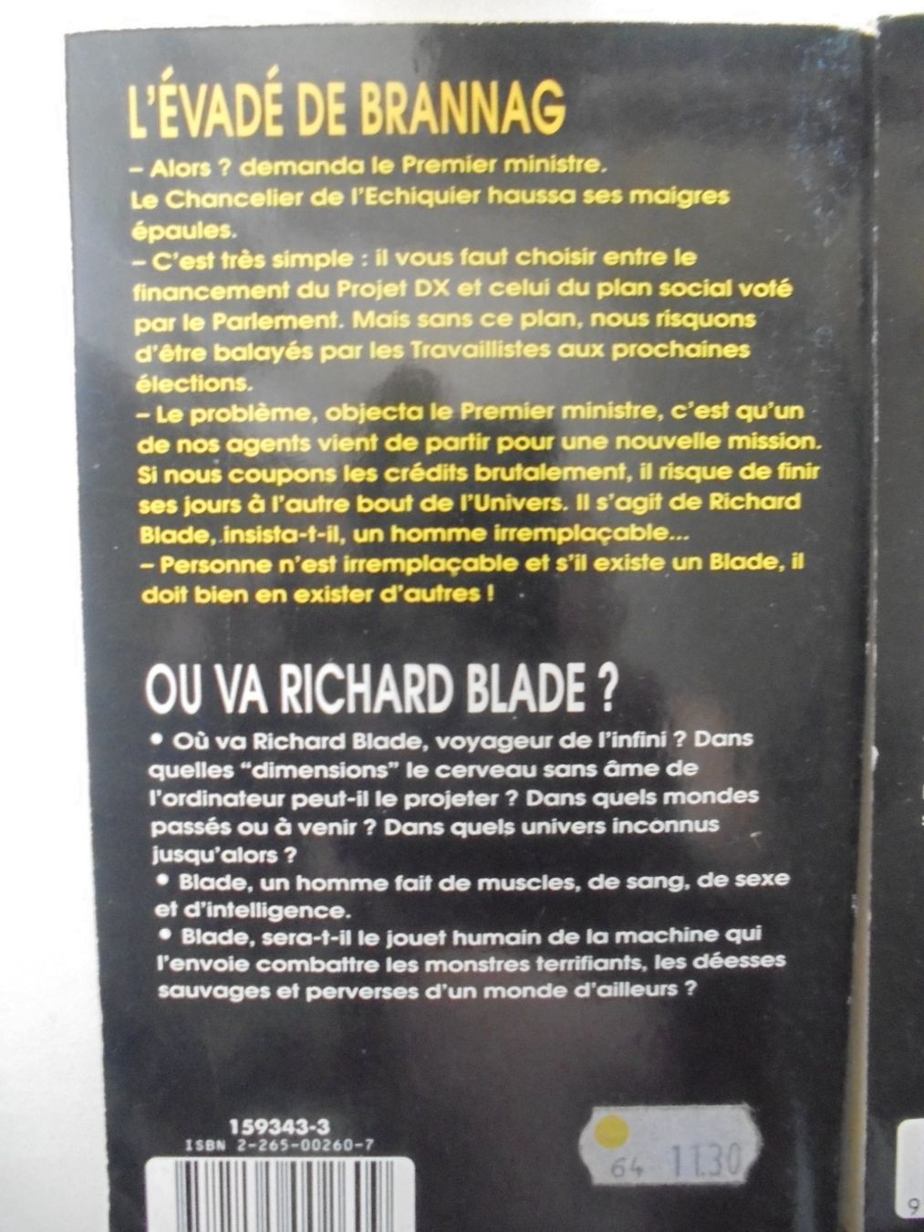 Libri: BLADE 8 romans science-fiction , par Jeffrey Lord – Usato da Crissier venduto da Promopost 2