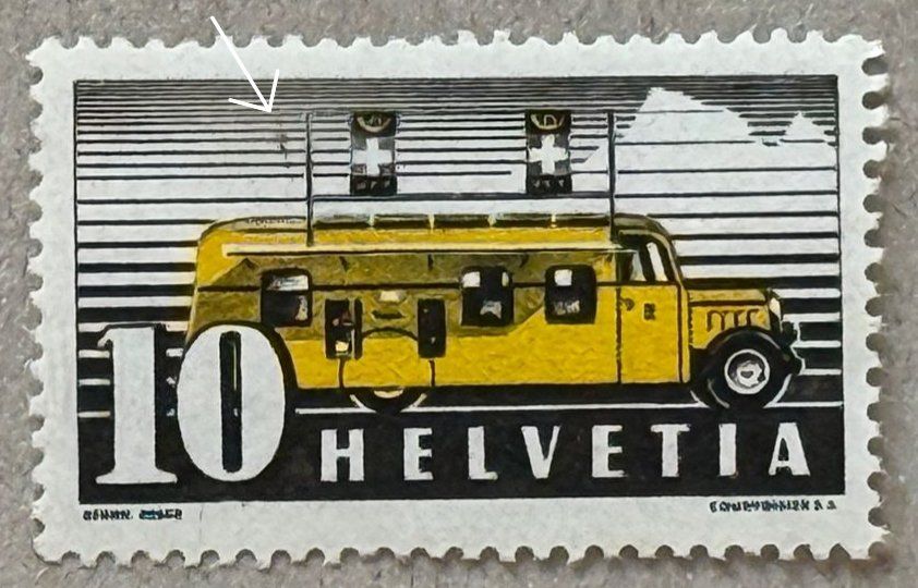 Alle Briefmarken: ST207) 210x, verschmierte schwarze Farbe postfrisch – Neu (gemäss Beschreibung) aus Baden von Eggi 1