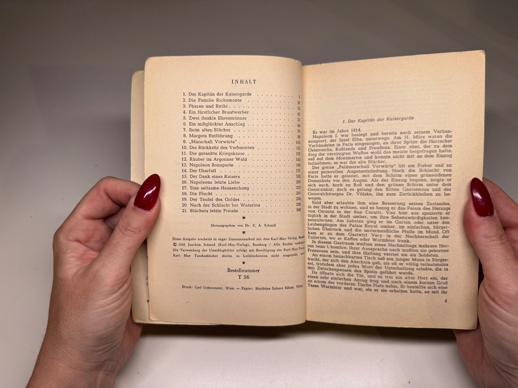 Libri: ROMAN: Karl May, Der Weg nach Waterloo – Usato da Grosswangen venduto da Kleine.Knoepfe 3