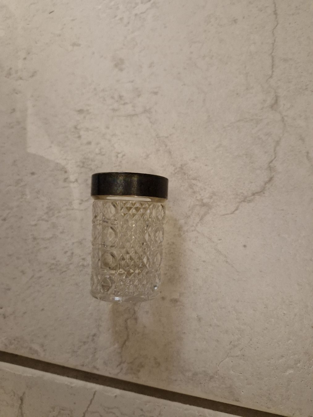 Bicchieri: Kristallglas mit Silberrand, Punze 925 – Usato da Gossau ZH venduto da jak_8pdw 1