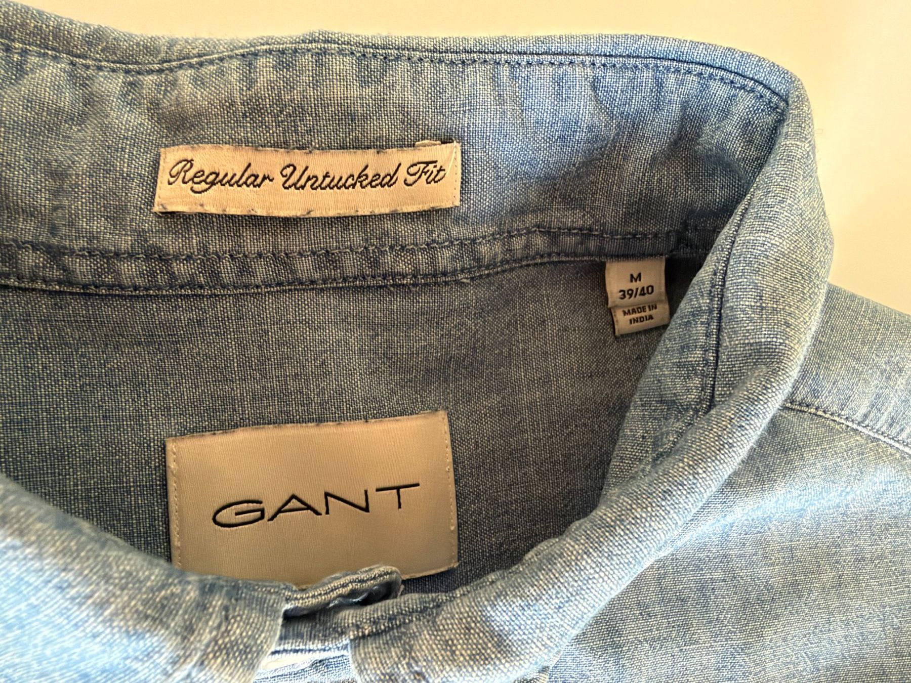 Gant Hemden: Gant Chambray Shirt light blue M – Gebraucht aus Solothurn von limepie 1