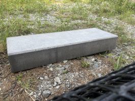Betonblockstufe 