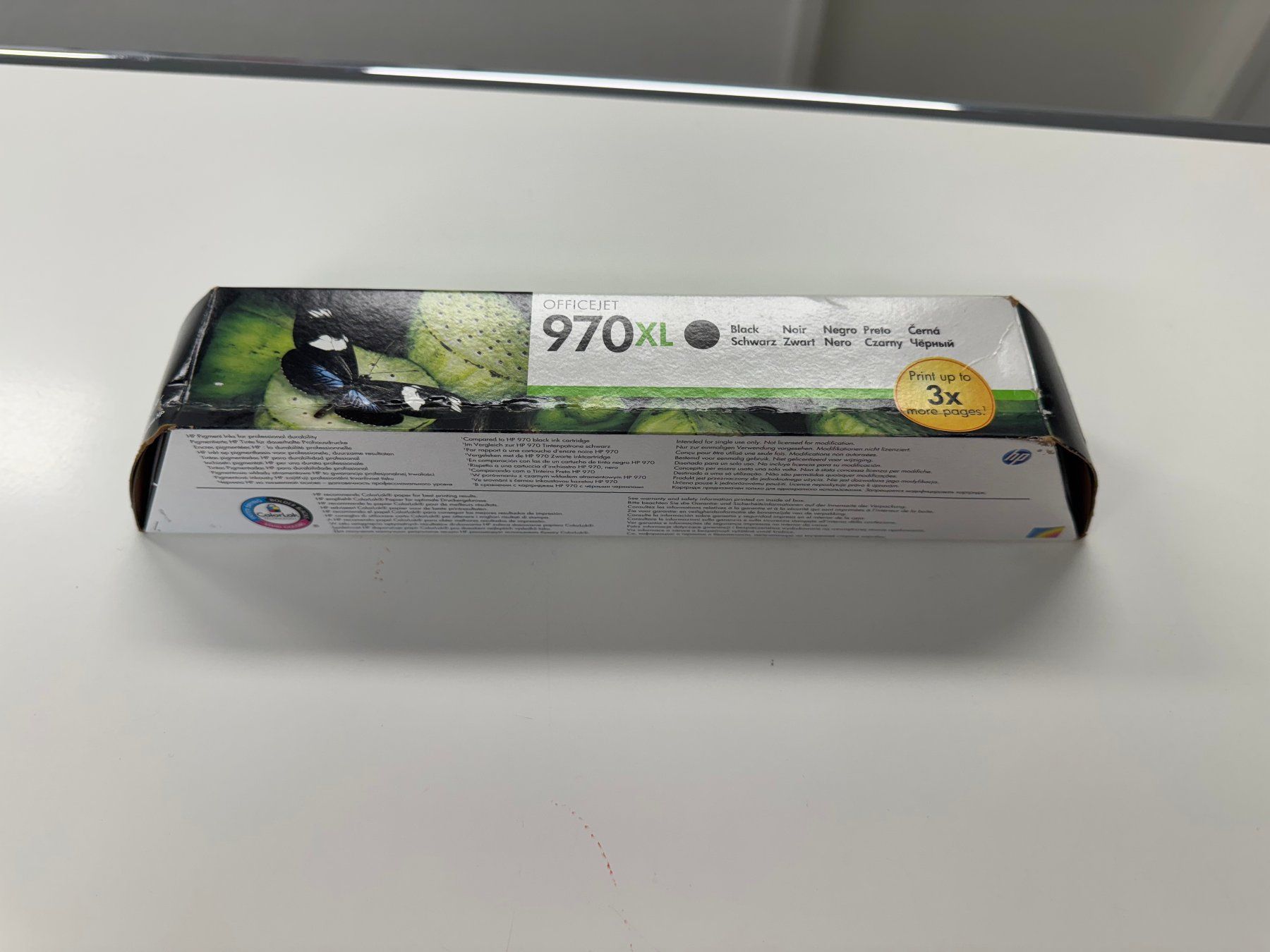 Hewlett Packard Cartucce per stampanti & toner: Original HP Druckerpatrone 970XL - Black – Nuovo (secondo la descrizione) da Zürich venduto da Klaus_43 1