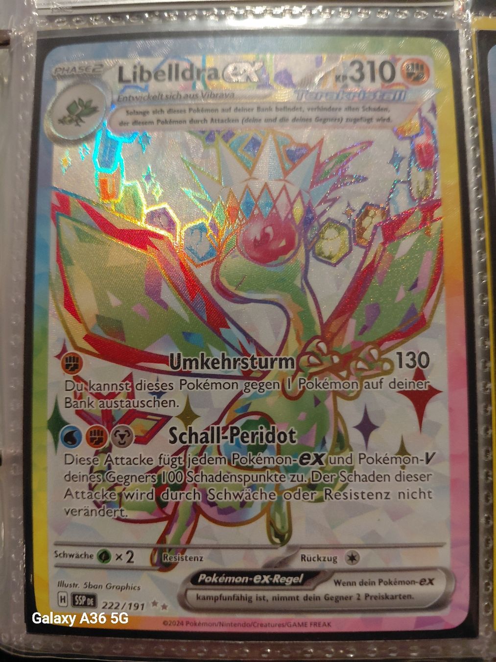 Pokémon Carte collezionabili: Libelldra ex 222/191 – Nuovo (secondo la descrizione) da Zuchwil venduto da Sam-ler-in