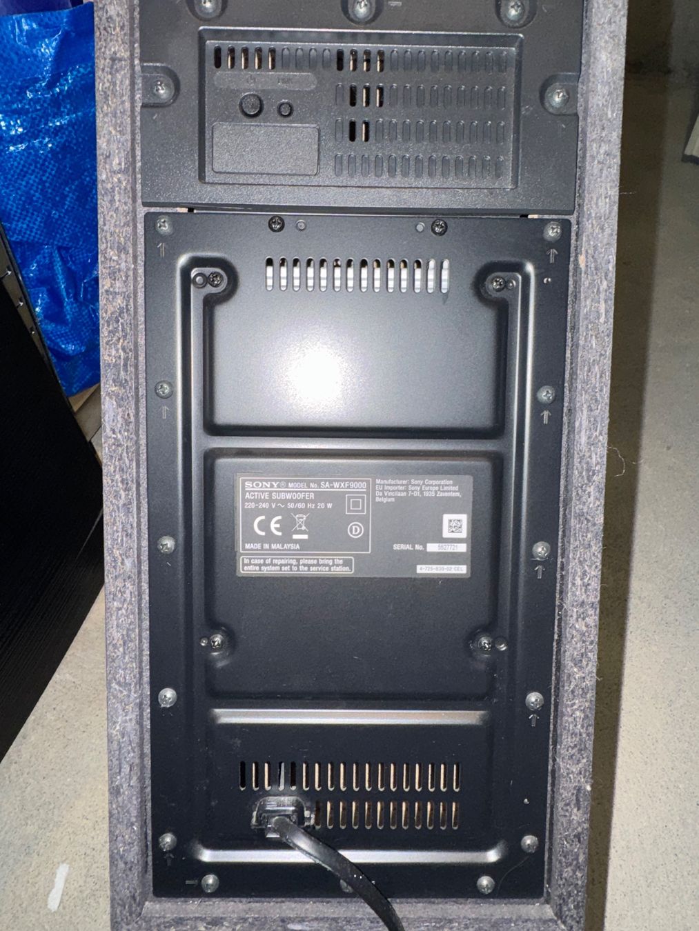 Sony Casse acustiche: Subwoofer Sony SA-WXF9000 – Usato da Untersiggenthal venduto da Lorenzo.Nocco 2