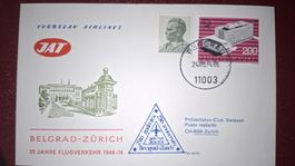 Swissair Belgrad - Zürich 24.03.1974