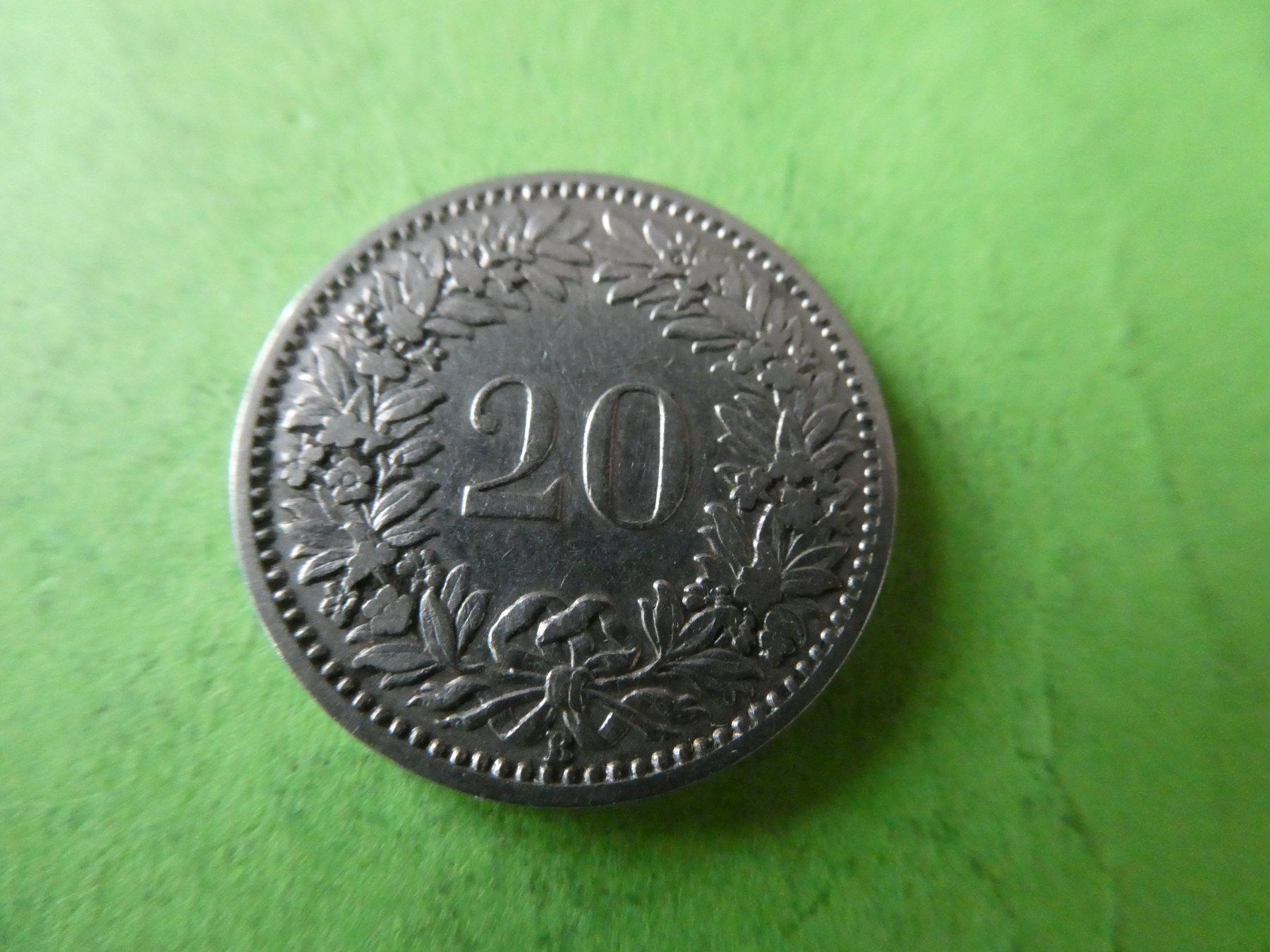 Toutes les monnaies: Schweiz 1898, 20 Rappen – Neuf (Voir description) à Hinterforst par Rohusri 1
