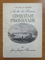 Rousseau - Île St-Pierre Cinquième Promenade 1962