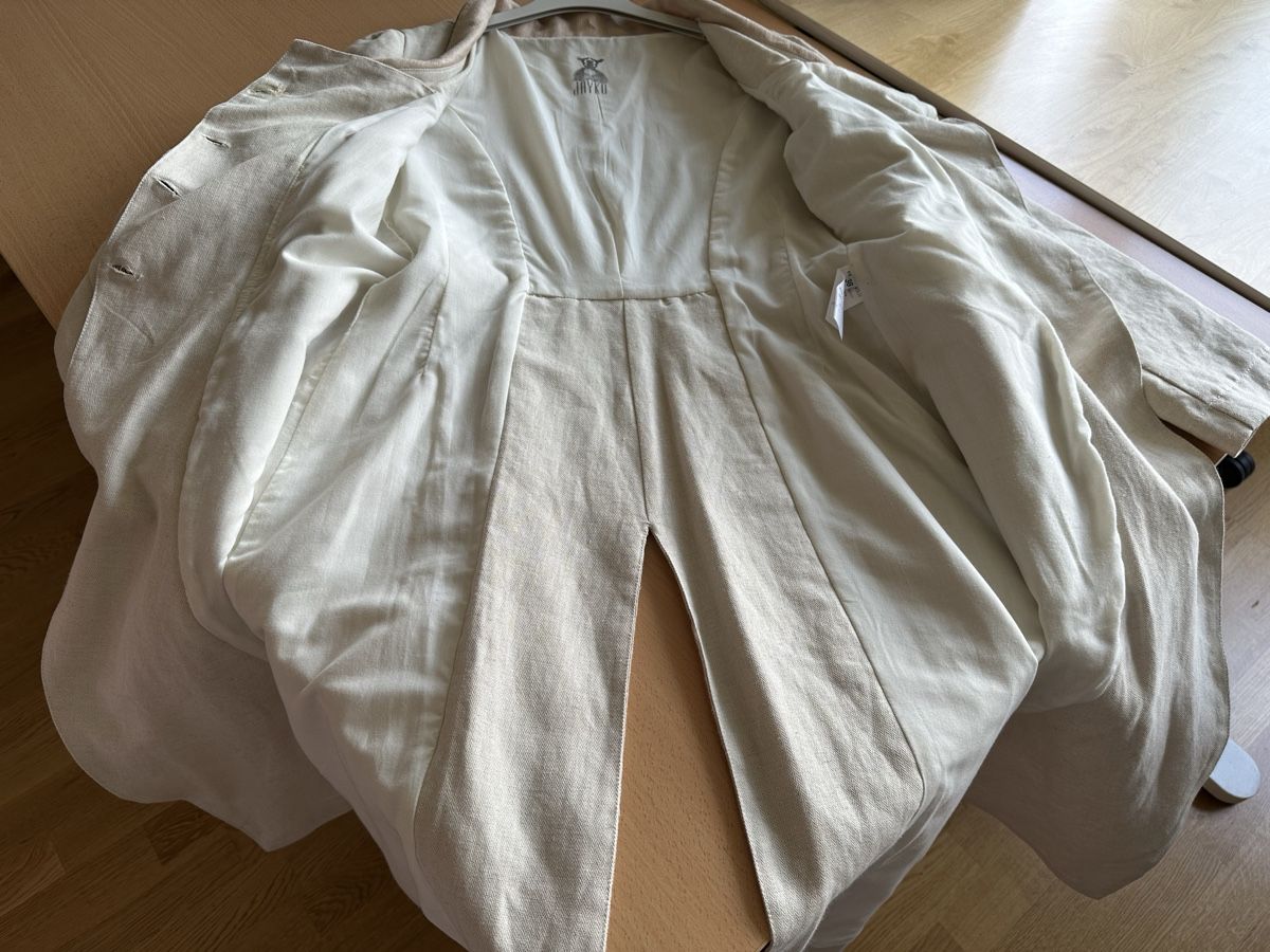 Jayko Giacche: Veste Jayko, taille 38, lin, beige et rosé – Nuovo (secondo la descrizione) da St-Saphorin-Morges venduto da mac_7tvq 5