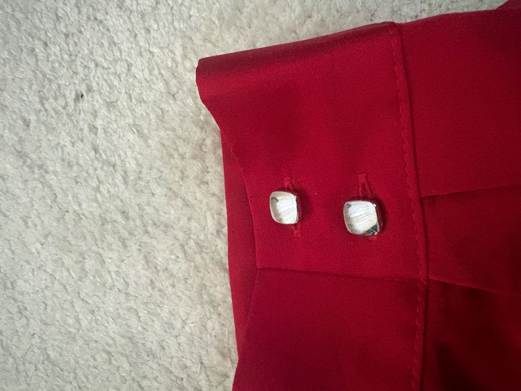 Comma Camicette: Elegante Comma Bluse, Grösse 40, Rot! – Usato da Winterthur venduto da Lepetitprince18 4