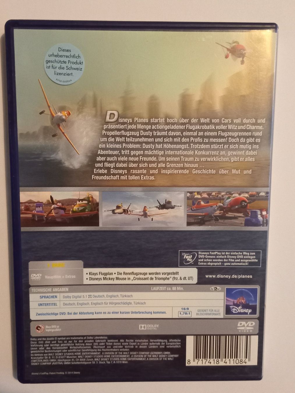 Tutti i DVDs: A6 DVD - PLANES (deutsch) - gebraucht – Usato da Urtenen-Schönbühl venduto da chr_hf86 1
