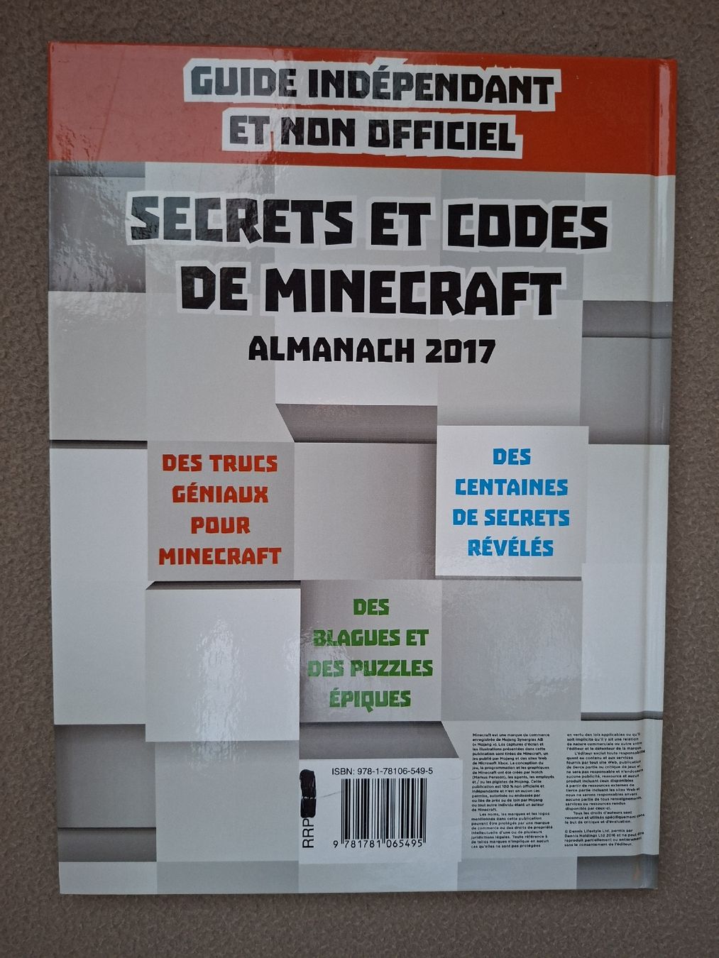 Libri: Minecraft Almanach 2017 Secrets et Codes  – Usato da Lausanne venduto da bagadou 4