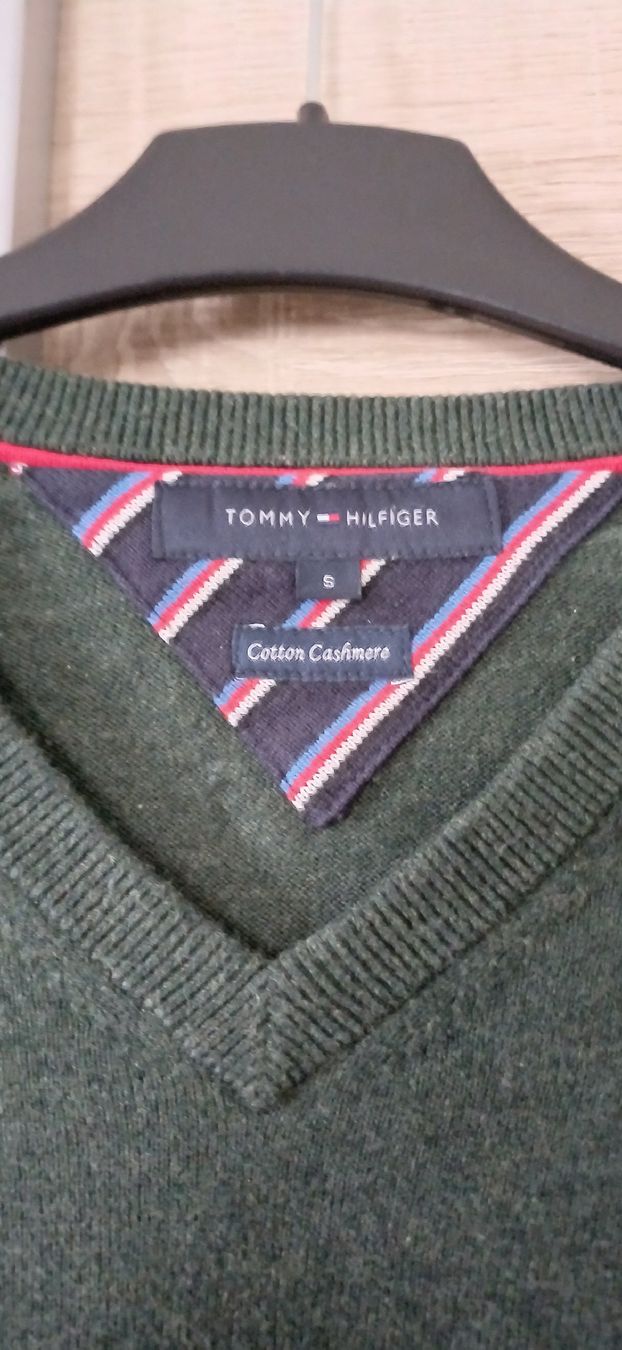 Tommy Hilfiger Maglioni & Felpe: Pull cotton vert Tommy Hilfiger- S – Usato da Genève venduto da mar_gm2c 1