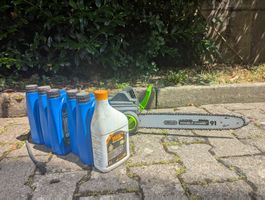 MIO Garden Electrisch Kettesäge 1800W mit 5L Öl 