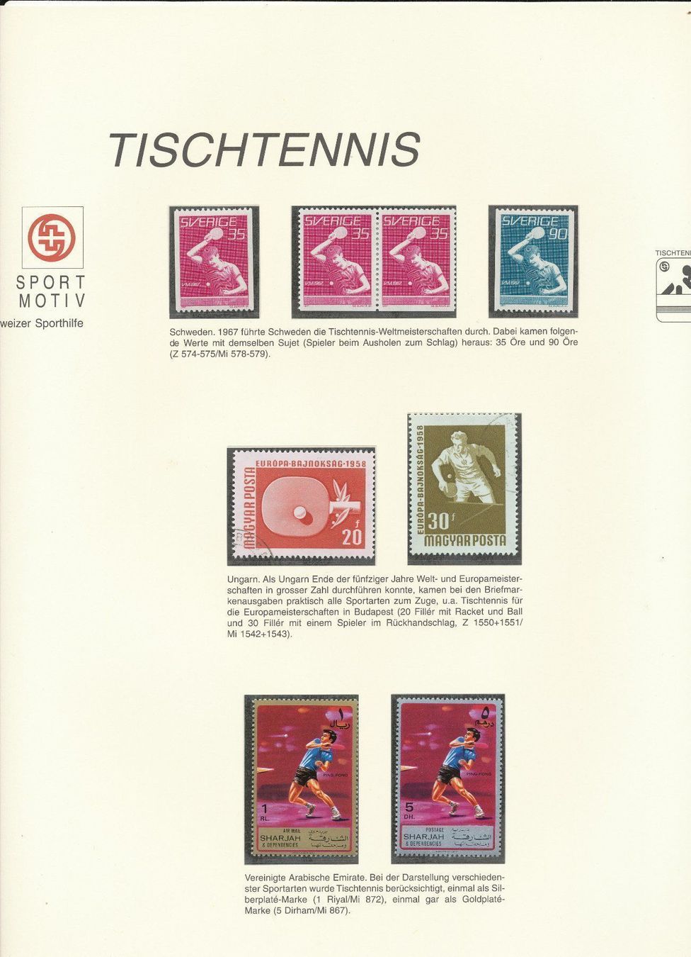 Alle Briefmarken: Schweizer Sporthilfe Briefmarken Band 1 – Neu und originalverpackt aus Neuenegg von muenzenweber-ch 4