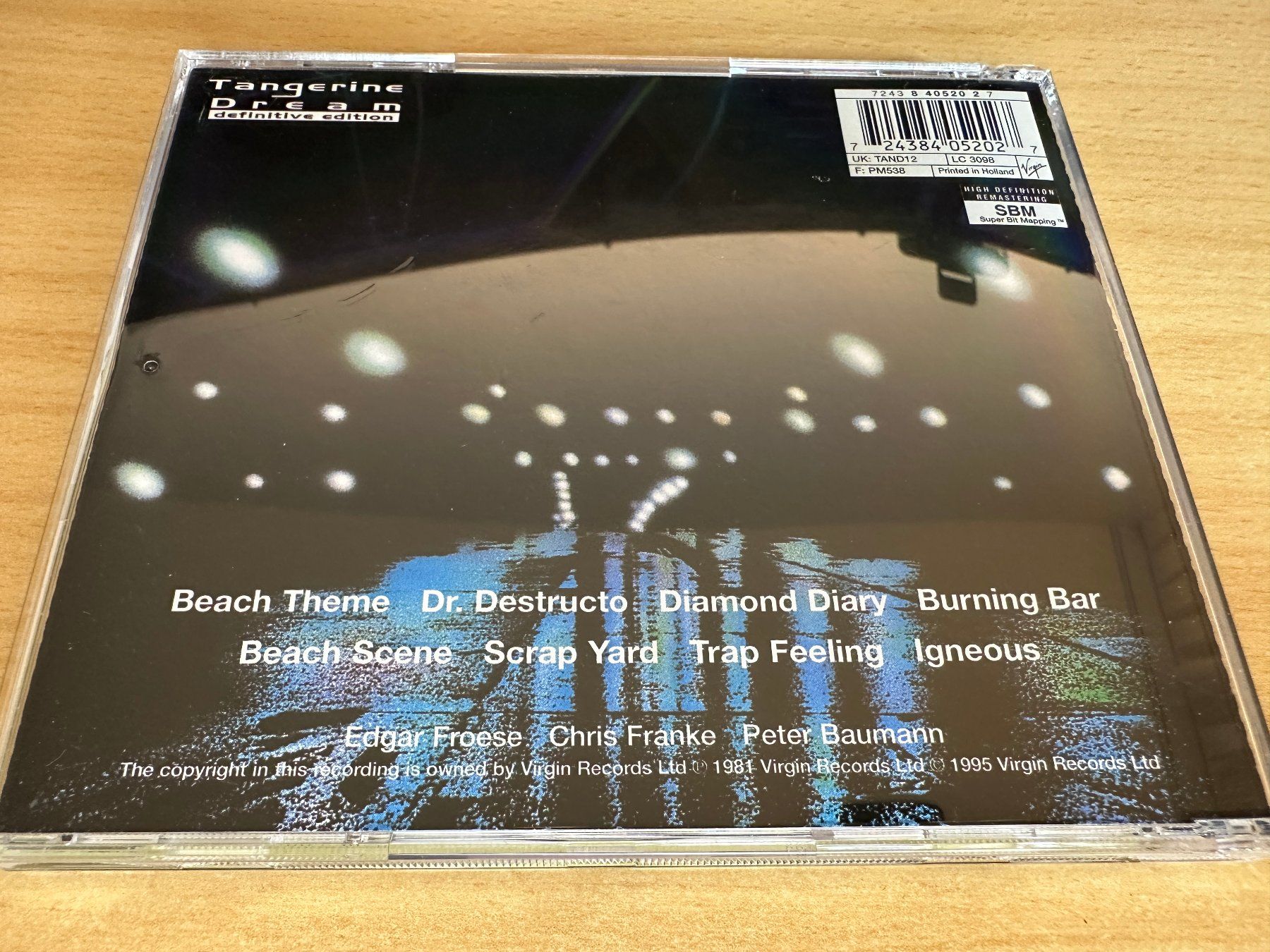 CD: Tangerine Dream – Thief – Usato da Rikon im Tösstal venduto da Alpenmutz 1
