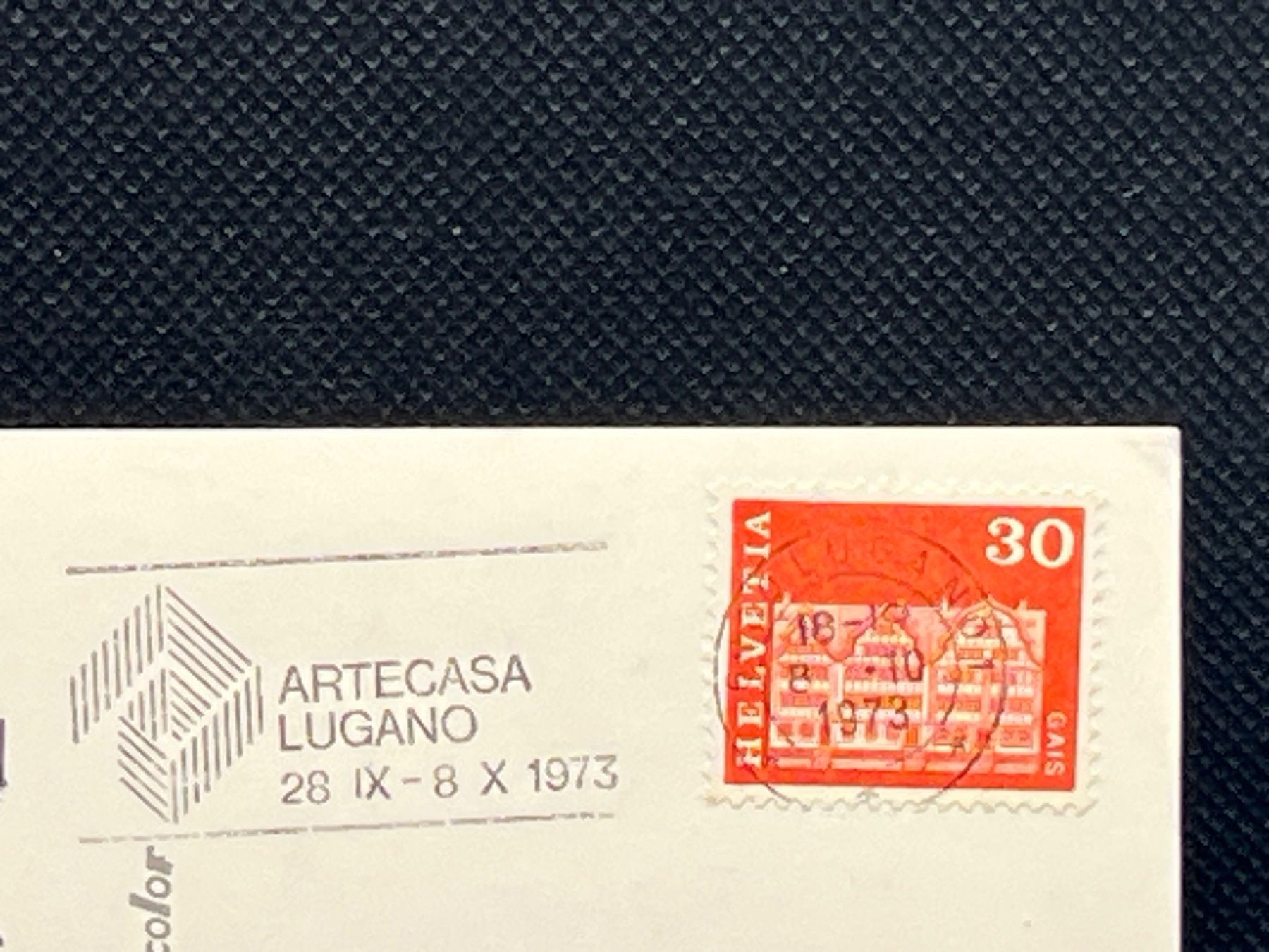 Cartoline postali: Ansichtskarte: Lugano Rustico – Usato da Widnau venduto da Brusi9 1