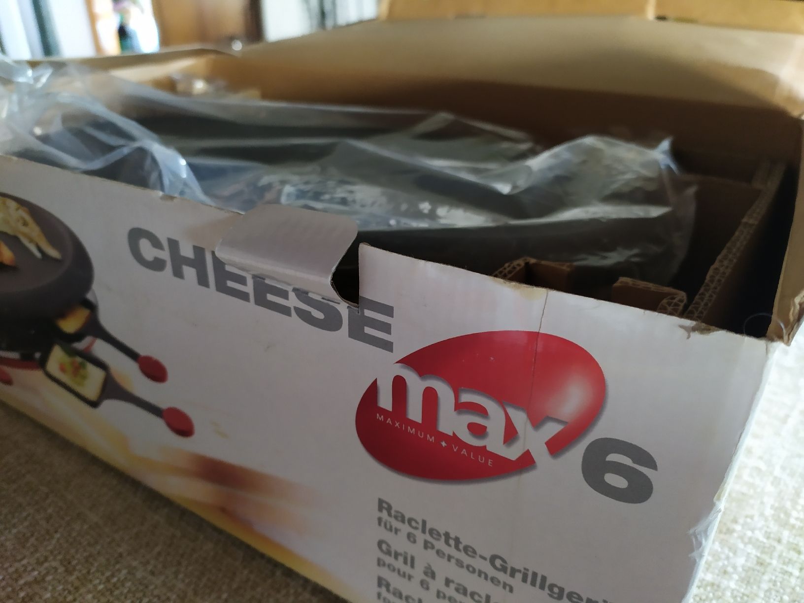 Küchengeräte: Raclette grill with pans. – Neu und originalverpackt aus Hinwil von Ehretstock8 2