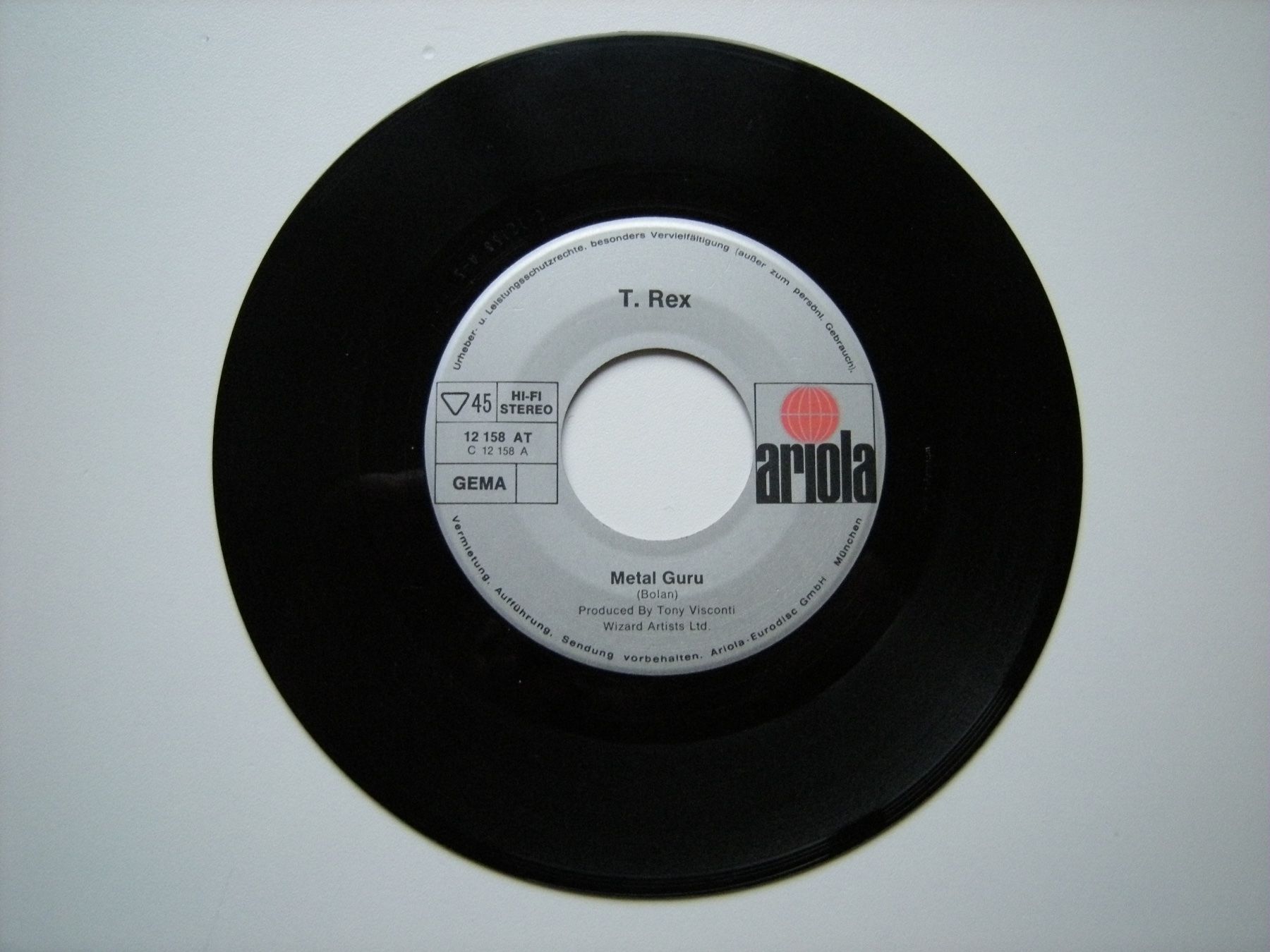 Schallplatten: MARC BOLAN +T.REX - 4 Singles – Gebraucht aus Basel von Ceebee62 5