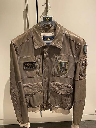 Aeronautica Militare Lederjacke Frecce Tricolori Original