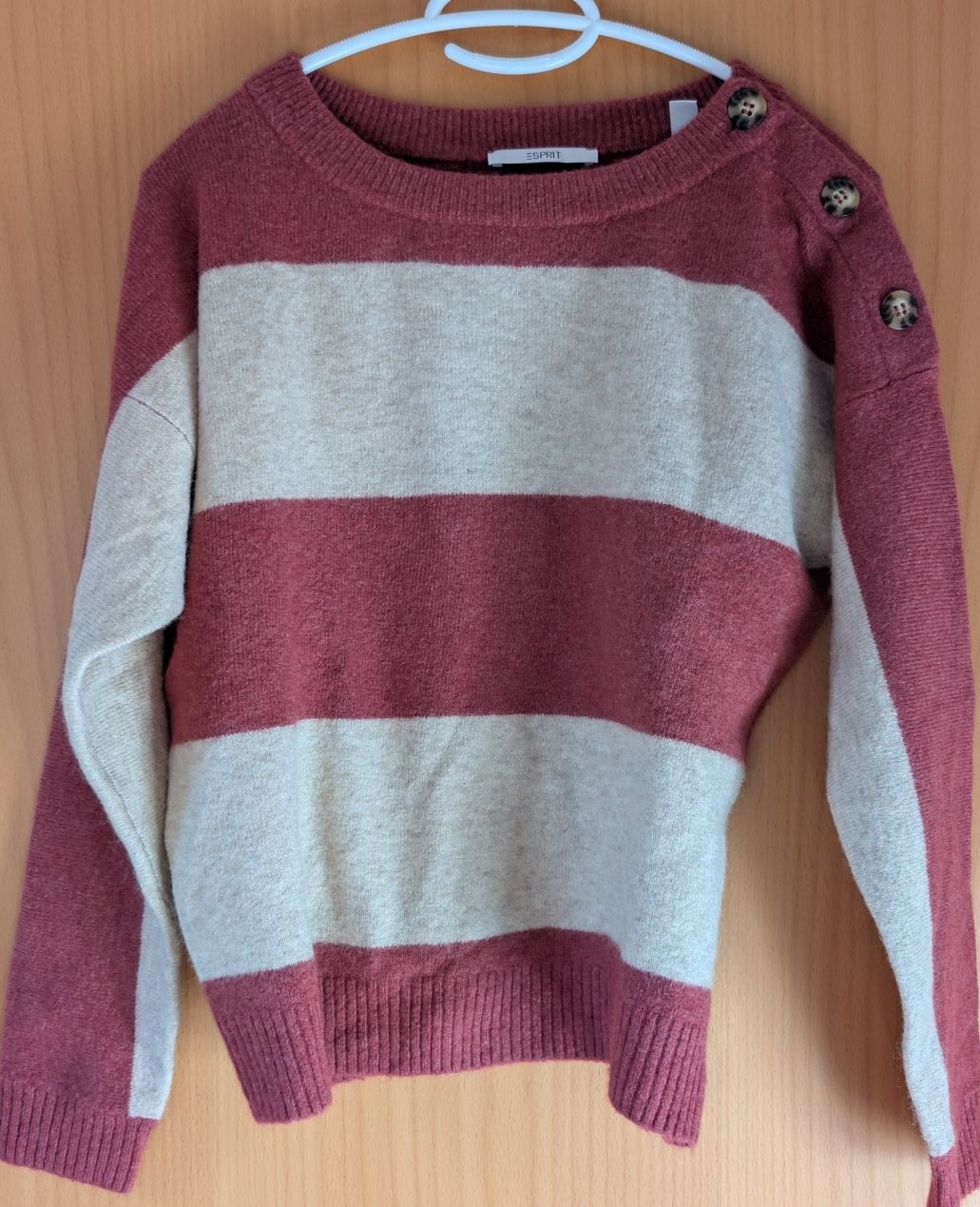 Maglioni & Felpe: Esprit Strickpullover, Grösse S, rot-beige gestreift – Nuovo (secondo la descrizione) da Birrwil venduto da dan_jdw7