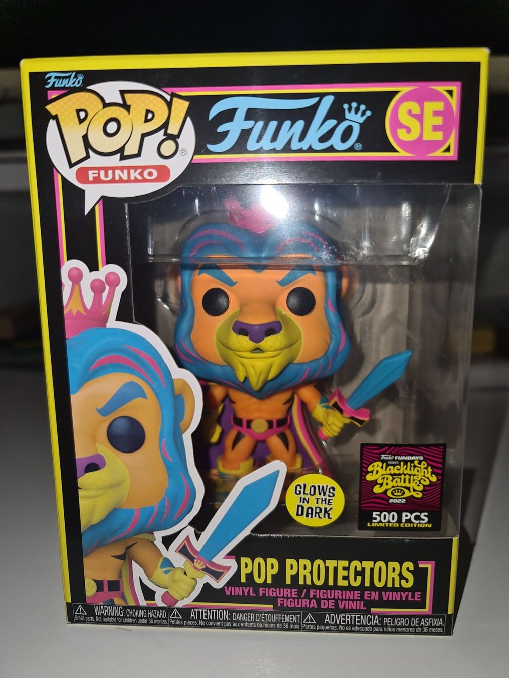 Funko Statuette: Funko Pop ! Blacklight Battle Pop Protectors 500pcs GITD – Nuovo e nell'imballaggio originale da St-Imier venduto da King2204