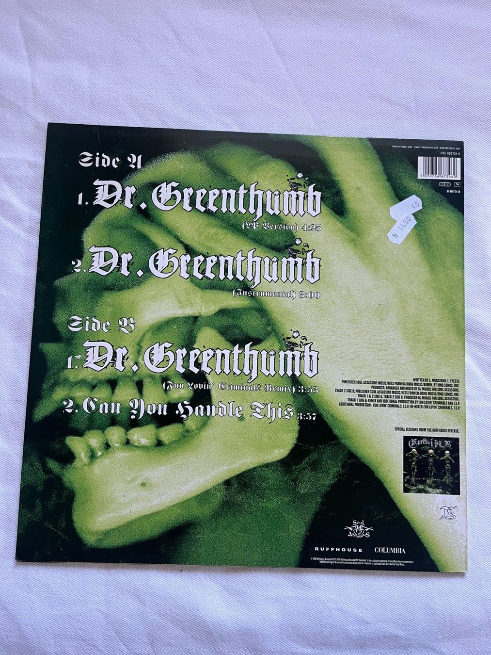 Schallplatten: Cypress Hill - Dr. Greenthumb 12" Vinyl Maxi – Gebraucht aus Effretikon von ChrisLamberger 1