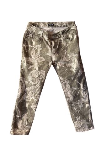 Damen Jeans Hose Blumenmuster Grösse 42