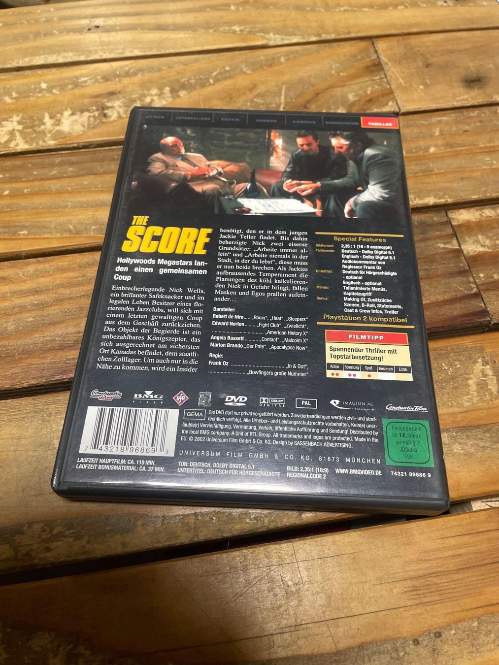 Tutti i DVDs: DVD the score (allemand) – Usato da moudon venduto da faucheur2 1