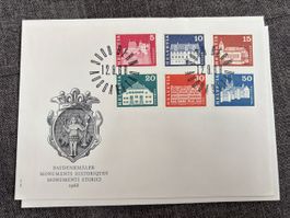 Ersttagesbriefe Baudenkmäler 